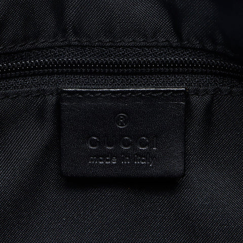 GUCCI Jackie GG Canvas Canvas Leather Shoulder Bag black WS13518