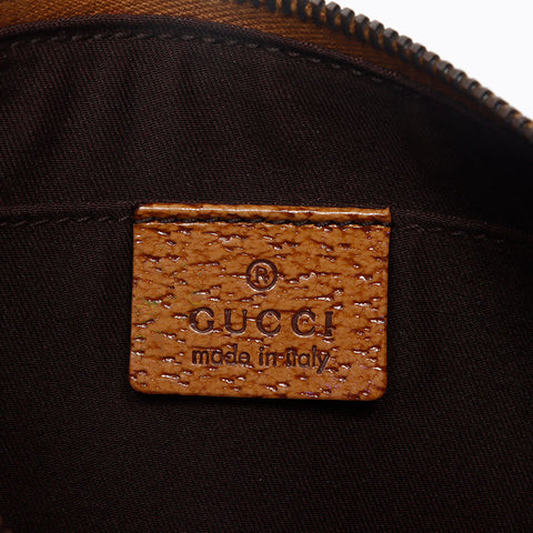 GUCCI GG canvas leather 120940 Shoulder Bag beige WS13520