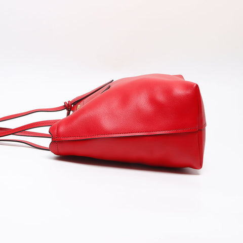 ミュウ ミュウ Miu Miu フラワー 5BG054 レザー トートバッグ ポーチ付き トートバッグ レッド WS13523