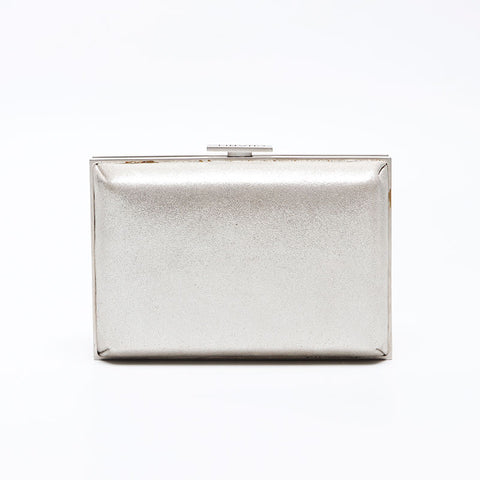 CHANEL COCO Mark Purse 16th Series Clutch bag Silver WS13526