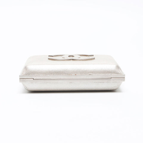 CHANEL COCO Mark Purse 16th Series Clutch bag Silver WS13526