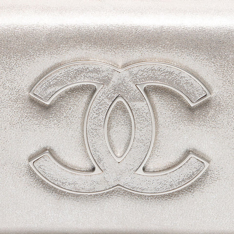 CHANEL COCO Mark Purse 16th Series Clutch bag Silver WS13526