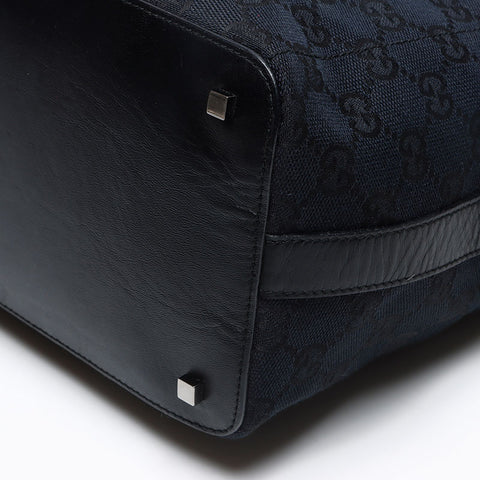 GUCCI GG Canvas One Shoulder Bag Handbag black WS13528