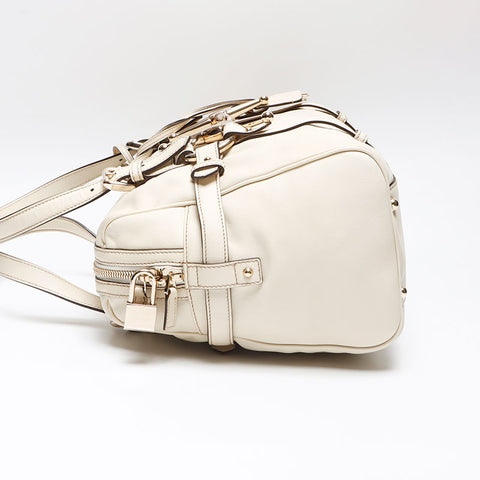 GUCCI 85th Hand Boston bag Ivory WS13530