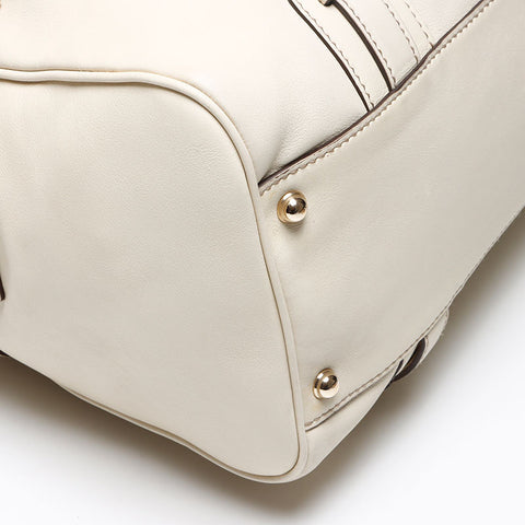 GUCCI 85th Hand Boston bag Ivory WS13530