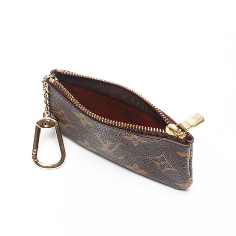 LOUIS VUITTON Monogram Pochette Clé Key holder  Brown WS13531