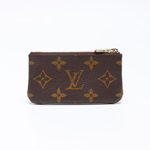 LOUIS VUITTON Monogram Pochette Clé Key holder  Brown WS13531