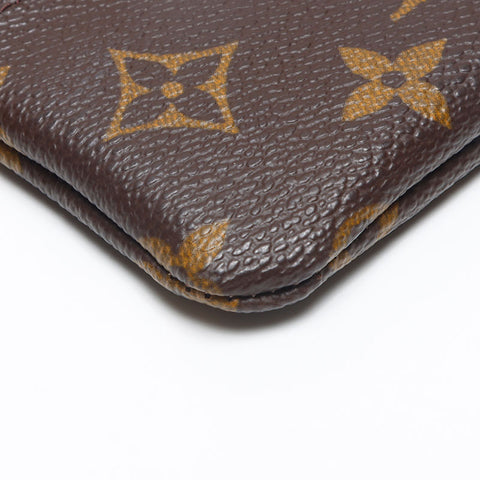 LOUIS VUITTON Monogram Pochette Clé Key holder  Brown WS13531
