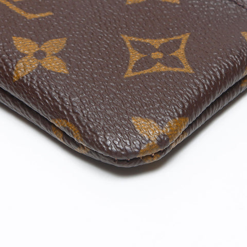 LOUIS VUITTON Monogram Pochette Clé Key holder  Brown WS13531