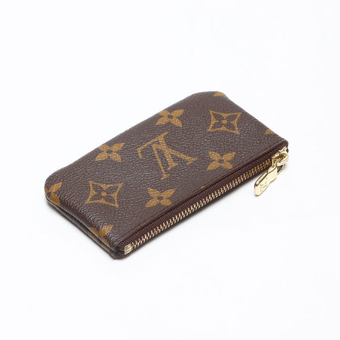 LOUIS VUITTON Monogram Pochette Clé Key holder  Brown WS13531