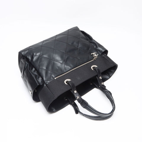 CHANEL Paris Biarritz GM 16th Tote Bag black WS13533