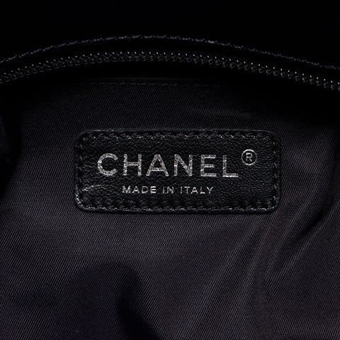 シャネル CHANEL パリビアリッツGM 16番台 トートバッグ ブラック WS13533