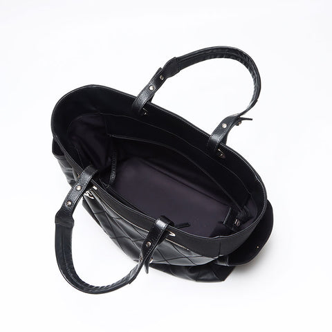 シャネル CHANEL パリビアリッツGM 16番台 トートバッグ ブラック WS13533