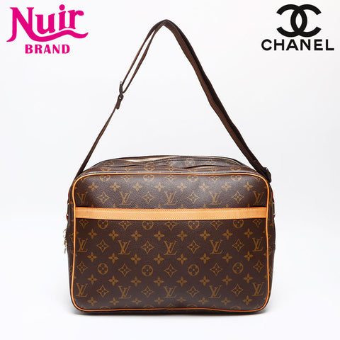 ルイ・ヴィトン LOUIS VUITTON モノグラム リポーターGM ショルダーバッグ ブラウン WS13536