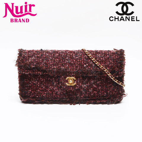 シャネル CHANEL 7番台 ツイード チェーン ショルダーバッグ マルチカラー WS13542