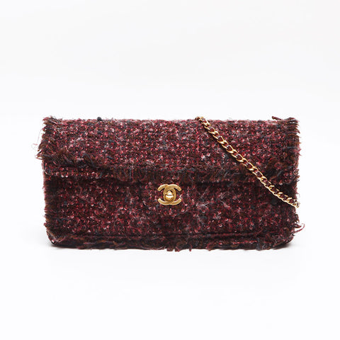 シャネル CHANEL 7番台 ツイード チェーン ショルダーバッグ マルチカラー WS13542