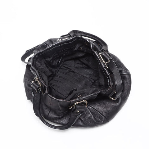 セリーヌ CELINE ピロー 2WAY ショルダー ハンドバッグ ブラック WS13543
