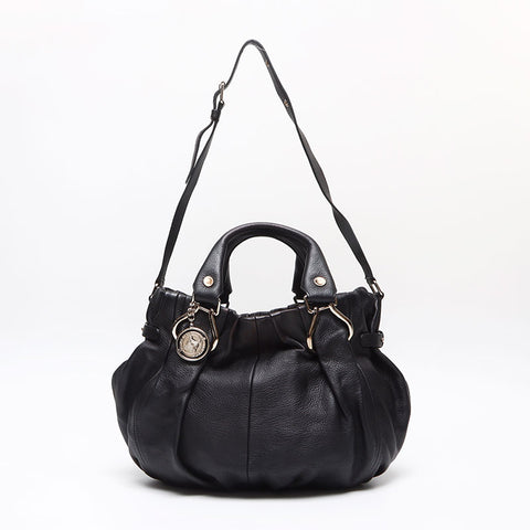 セリーヌ CELINE ピロー 2WAY ショルダー ハンドバッグ ブラック WS13543