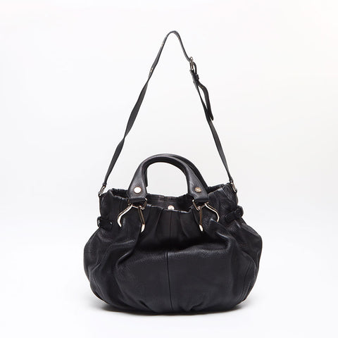 セリーヌ CELINE ピロー 2WAY ショルダー ハンドバッグ ブラック WS13543