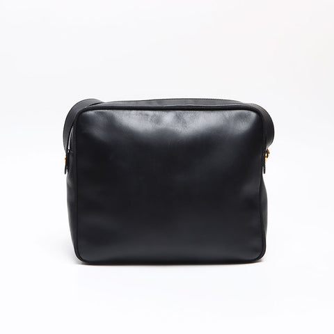サルヴァトーレフェラガモ Salvatore Ferragamo ヴァラ レザー ゴールド金具 ショルダーバッグ ブラック WS13544