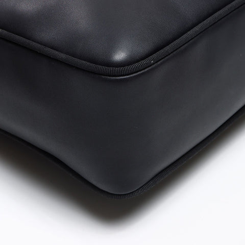 サルヴァトーレフェラガモ Salvatore Ferragamo ヴァラ レザー ゴールド金具 ショルダーバッグ ブラック WS13544