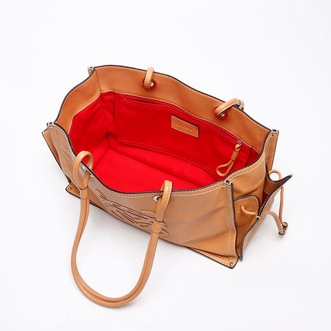 ロエベ LOEWE アナグラム ショッパートート トートバッグ ベージュ WS13546