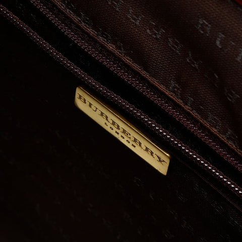 BURBERRY Nova Check Shoulder Out of Stock PVC Shoulder Bag beige WS13556