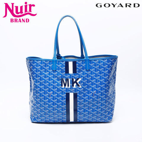 GOYARD Saint Louis PM MK Tote Bag blue WS13558
