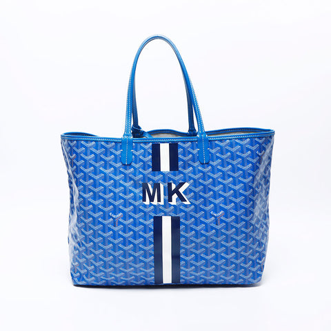 GOYARD Saint Louis PM MK Tote Bag blue WS13558