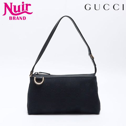 グッチ GUCCI GGキャンバス ミニ ポーチ ショルダーバッグ ブラック WS13561