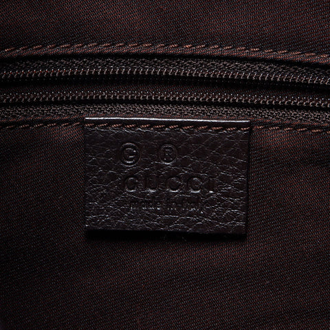グッチ GUCCI GGキャンバス ホーボー ショルダーバッグ ブラウン WS13562