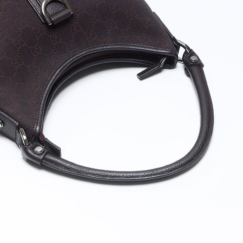 グッチ GUCCI GGキャンバス ホーボー ショルダーバッグ ブラウン WS13562
