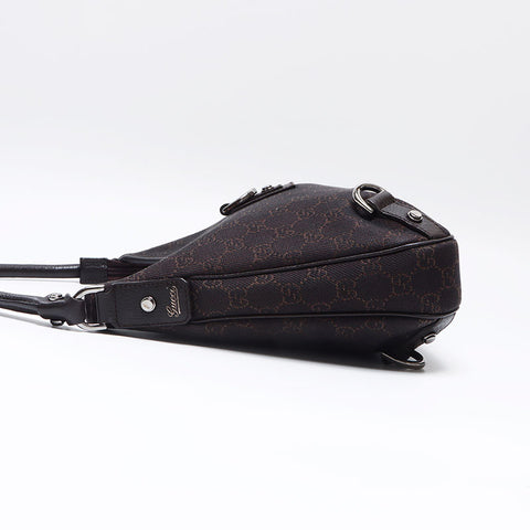 グッチ GUCCI GGキャンバス ホーボー ショルダーバッグ ブラウン WS13562