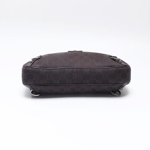 グッチ GUCCI GGキャンバス ホーボー ショルダーバッグ ブラウン WS13562