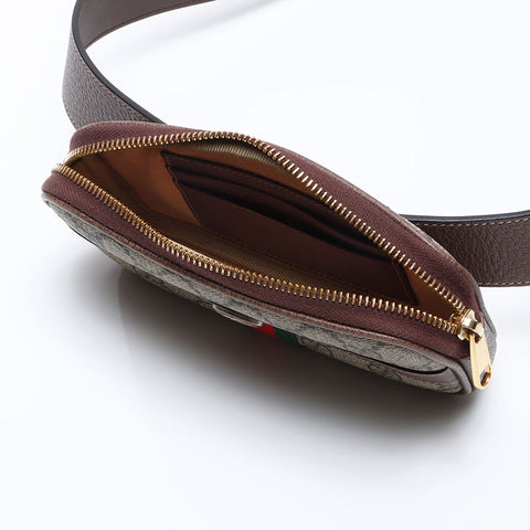 GUCCI Ophidia PVC Belt Bag Mini sac à bandoulière beige WS13564