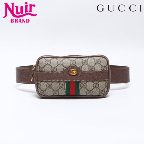 グッチ GUCCI オフィディア PVC ベルトバッグ ミニ ショルダーバッグ ベージュ WS13564