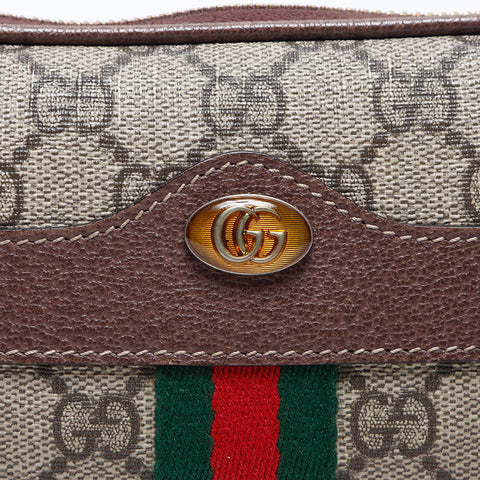 GUCCI Ophidia PVC Belt Bag Mini Shoulder Bag beige WS13564