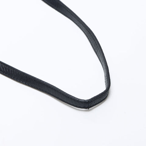 BALENCIAGA leather Shoulder Bag black WS13565