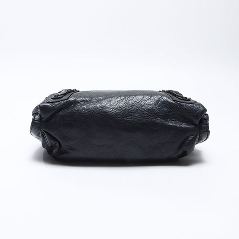 BALENCIAGA leather Shoulder Bag black WS13565