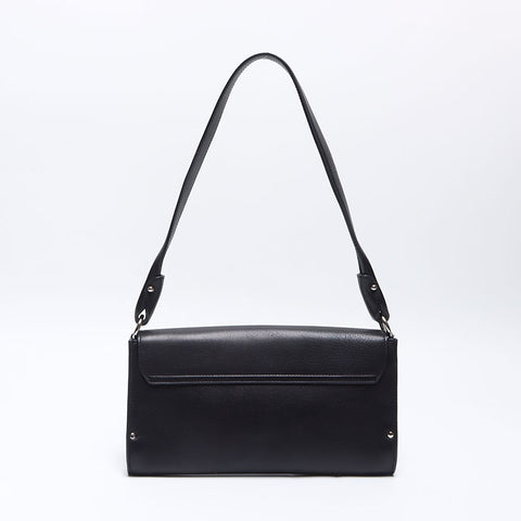Salvatore Ferragamo Gancini leather Shoulder Bag black WS13568
