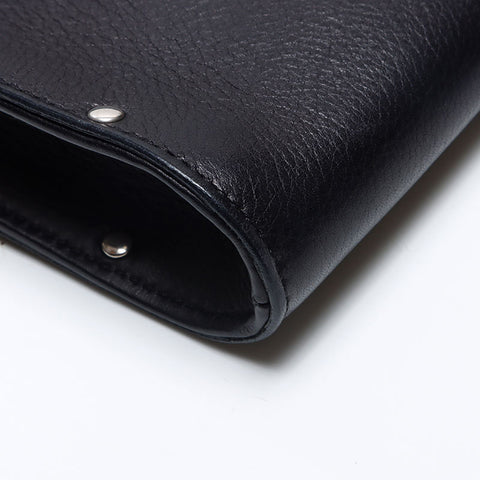 Salvatore Ferragamo Gancini leather Shoulder Bag black WS13568