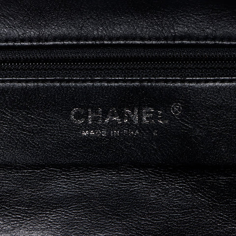CHANEL Caviar Skin COCO Mark 12 series 2008-2009 Shoulder Bag black WS13571