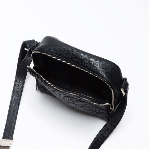CHANEL Caviar Skin COCO Mark 12 series 2008-2009 Shoulder Bag black WS13571