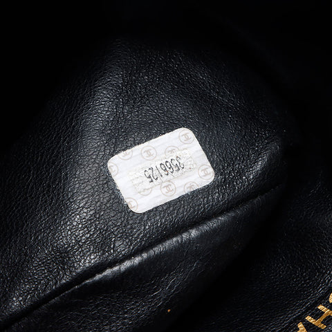 シャネル CHANEL 3番台 マトラッセ ラムスキン チェーン 1994-1999 リュック・デイパック ブラック WS13572