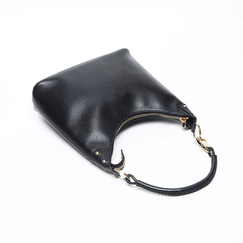 GUCCI Leather 115003 Shoulder Bag black WS13573