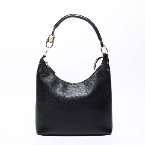 GUCCI Leather 115003 Shoulder Bag black WS13573