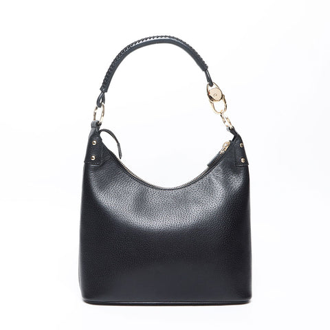 GUCCI Leather 115003 Shoulder Bag black WS13573