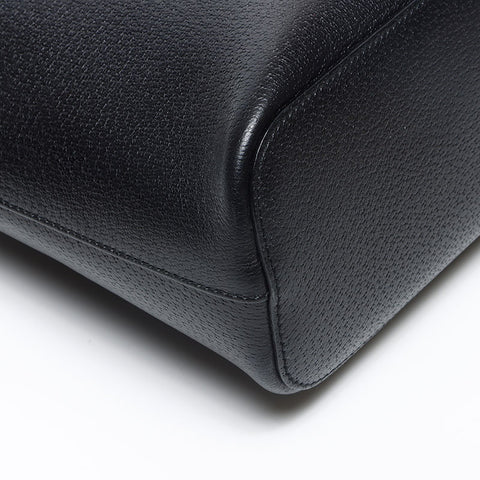 GUCCI Leather 115003 Shoulder Bag black WS13573