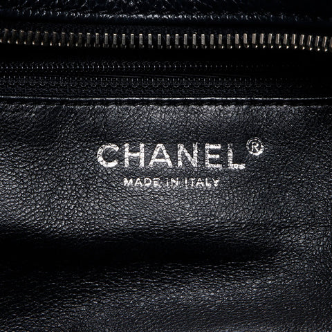 シャネル CHANEL 11番台 ミニボストン キャボアスキン ココマーク 2007-2008 ハンドバッグ ブラック WS13575