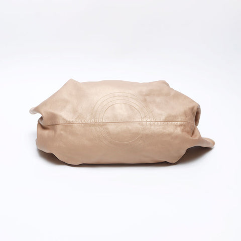ロエベ LOEWE ナッパ アイレ アナグラム ハンドバッグ ゴールド WS13579
